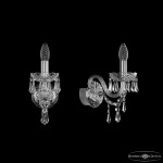 Фото 3 Бра хрустальные 1403B/1/141 Ni Bohemia Ivele Crystal
