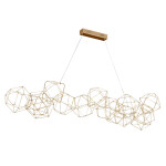 Фото 1 Люстра Lucciola 14A matt gold