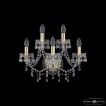 Фото 2 Бра хрустальные 1410B/3+2/160 G V0300 Bohemia Ivele Crystal