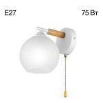 Фото 3 CL133410 TIKA Белая Бра