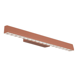 Фото SL1018.623.01 Светильник подвесной ST-Luce терракотовый/прозрачный LED 1*11W 4000K ЭВКЛИДИК