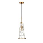 Фото 2 SL1016.203.01 Светильник подвесной ST-Luce Золотистый/Золотистый, Прозрачный E27 1*60W НАРРИО