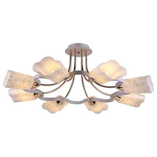 Фото Потолочная люстра Arte Lamp ROMOLA A8182PL-8WG