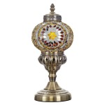 Фото 1 CL419815 Каир Мозаика Янтарь Св-к Настольный