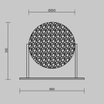 Фото 1 Настольный светильник Maytoni MOD387TL-L8CH3K