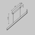Фото 1 Подвесной светильник Technical P109PL-36W2.7-6K-BS