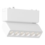 Фото ST675.536.06 Магнитный трековый светильник Белый LED 1*6W 3000K 360Lm Ra>90 IP20 L122xW26xH80 48V SKYFLAT