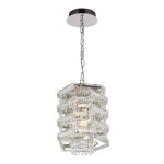 Фото 1 SL6137.103.01 Светильник подвесной ST-Luce никель/прозрачный E14 1*40W СТРОЦЦИ