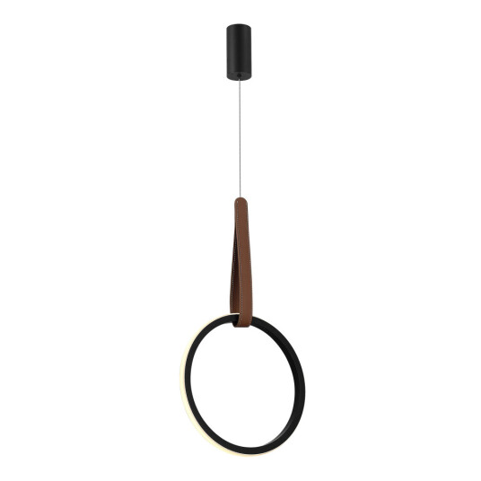 Фото SL6131.403.12 Светильник подвесной ST-Luce Черный/Черный, Терракотовый LED 1*12W 4000K SHAPE