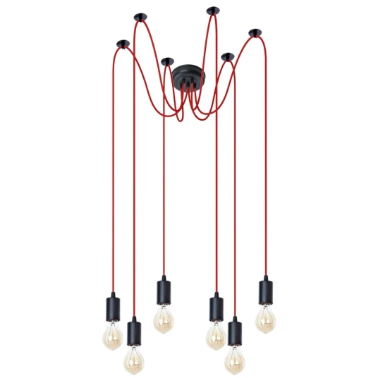 Фото Подвесная люстра Arte Lamp BENDER A4322SP-6RD