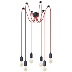 Фото Подвесная люстра Arte Lamp BENDER A4322SP-6RD