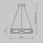 Фото 3 Подвесной светильник Maytoni MOD062PL-L45CH3K