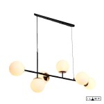 Фото 2 Подвесной светильник iLamp GOLDEN 9136P/6 BLACK&WHITE