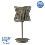 Фото 1 7134 Настольный уличный светильник POLINESIA