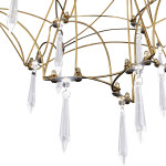 Фото 1 SL6601.202.78 Светильник потолочный ST-Luce Золотистый/Прозрачный LED 78*0,35W 3000K ГРАВЕТТА