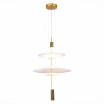 Фото SL6101.213.01 Люстра подвесная ST-Luce Золотистый/Белый LED 1*15W 3000K ИСОЛА
