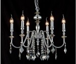 Фото 4 Люстра Crystal Lux MERCEDES SP6 CHROME/SMOKE