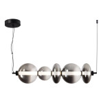 Фото SL6119.413.40 Светильник подвесной ST-Luce Черный/Дымчато-Серый LED 1*40W 3000K ПЕРЛИНА