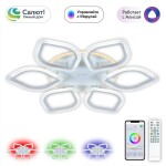 Фото 4 CL236A160E Ромби Белый Смарт RGB Люстра