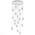 Фото 3 SL1175.103.18 Светильник подвесной ST-Luce Хром/Прозрачный E14 18*40W PORTICI