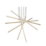 Фото 2 SL394.223.06 Светильник подвесной ST-Luce Матовое золото/Белый LED 6*16,6W 4000K BASONI