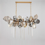 Фото 2 Люстра 8898P/BL gold/smoky