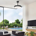 Фото 1 9063 Люстра-вентилятор NISEKO FAN M