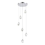 Фото 3 SL6114.103.06 Светильник подвесной ST-Luce Хром/Прозрачный LED 6*3W 3000K CASCATO