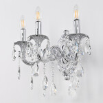 Фото 1 Бра с хрустальными подвесками AL7901B10/3/175 B NW Bohemia Ivele Crystal