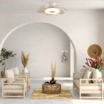 Фото 1 8704 Люстра потолочная-вентилятор FLOWER