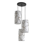 Фото 3 SL6228.403.03 Светильник подвесной ST-Luce Черный/Бежевый E27 3*60W ROOT