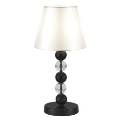Фото SL2003.404.01 Прикроватная лампа ST-Luce черный/белый E27 1*40W АВРОРА