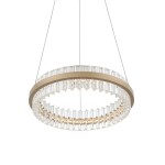 Фото 3 SL383.203.01 Светильник подвесной ST-Luce Золотистый/Золотистый, Прозрачный LED 1*34W 3000K CHERIO