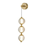 Фото 5 Настенный светильник OB2437 brass/clear