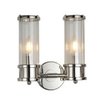 Фото 2 Настенный светильник Claridges 2C nickel