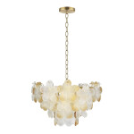 Фото 2 SL6240.203.06 Светильник подвесной ST-Luce золотистый/Прозрачный, янтарный E14 6*60W ТЕНДЕРО