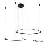 Фото 1 Люстра Crystal Lux MANZANA SP53W LED  BLACK