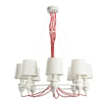 Фото Подвесная люстра Arte Lamp SERGIO A3325LM-8WH