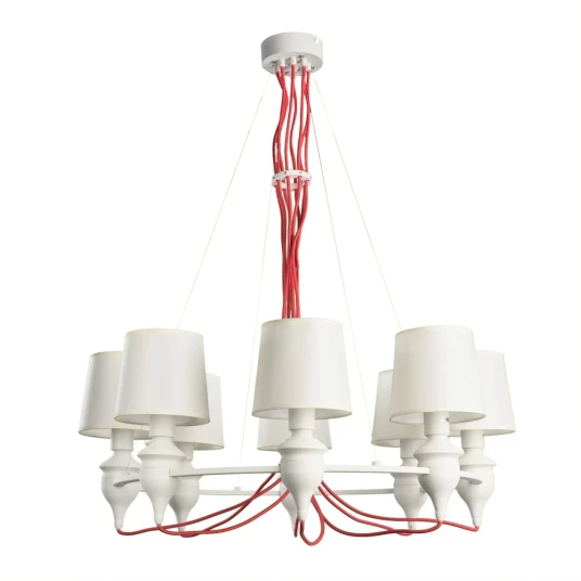 Фото Подвесная люстра Arte Lamp SERGIO A3325LM-8WH