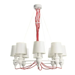 Фото Подвесная люстра Arte Lamp SERGIO A3325LM-8WH