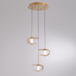 Фото 1 Подвесной светильник MD24020901-3A gold/cognac