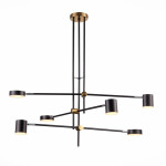 Фото 3 SL1604.432.06 Светильник потолочный ST-Luce Черный, Латунь/Черный LED 6*5W 3000K RODRIGO