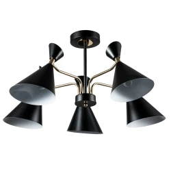 Фото Потолочная люстра Arte Lamp WELLINGTON A2711PL-5BK