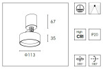 Фото 2 Спот WB8513DR Ø11.3
