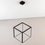 Фото 1 CL719301 Куб Черный Св-к Подвес, LED 40W*4000K