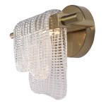 Фото 3 SL6021.201.06 Светильник настенный ST-Luce золотистый/прозрачный LED 1*6W 3000K ВУАЛЬ