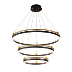 Фото 2 Люстра Crystal Lux FERNANDO SP158W LED BLACK/GOLD
