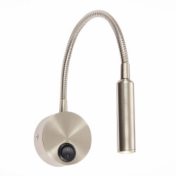 Фото ST653.131.01 Светильник настенный ST-Luce Никель/Никель LED 1*3W 3000K Настенные светильники