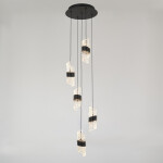 Фото 1 Подвесной светильник MD23001022-5A matt black