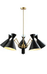 Фото 3 Люстра Crystal Lux JOVEN SP5 GOLD/BLACK